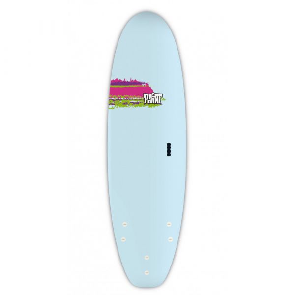 BIC Paint Shortboard 6'0 Softboard Surfboard
